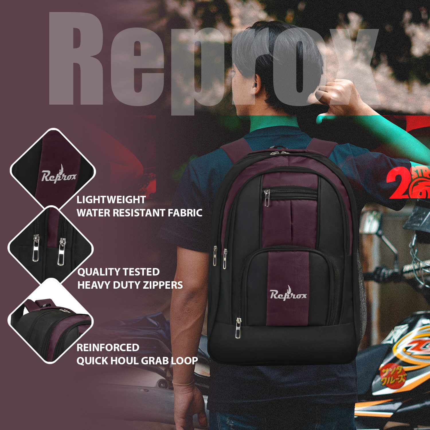 School RP Cord Wine Bag